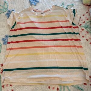 Torrid Relaxed Fit Striped Tee